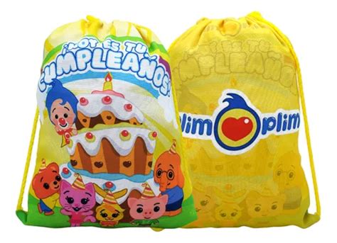 Morralitos Dulceros Bolo Plim Plim Fiesta Infantil En Venta En