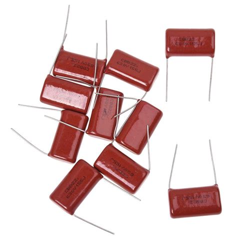 Buy 10 Pcs 630V 1 5Uf 5 Radial Lead Metallized Film Capacitors Cbb22