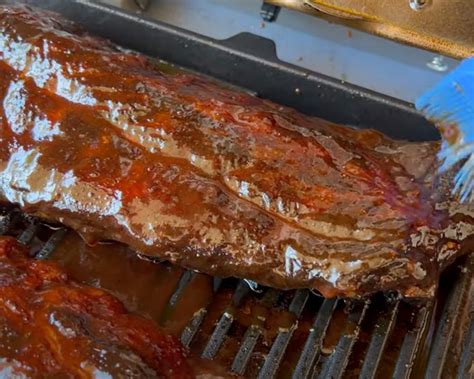 smoked pork ribs cooking  cj