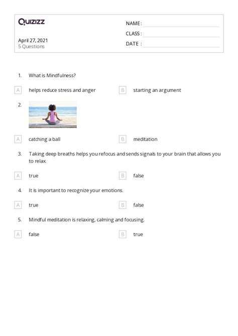 50 Social Emotional Worksheets On Quizizz Free And Printable