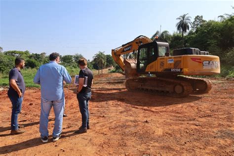 Prefeito Acompanha In Cio Das Obras Da Duplica O Da Avenida David Moro