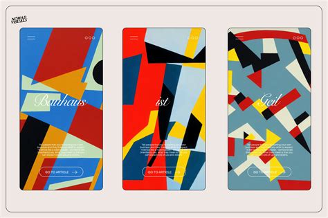 Bauhaus Paintings on Yellow Images Creative Store - 110224