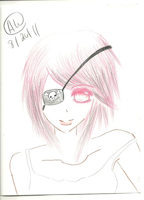 PIRATE PINK HAIRED EMO GIRL by rosalinkuran on deviantART