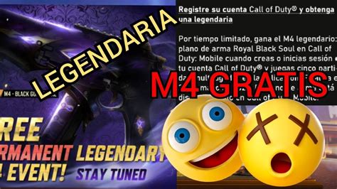 Legendaria M4 GRATIS CODM Evento De La M4 Legendaria Gratis Call Of