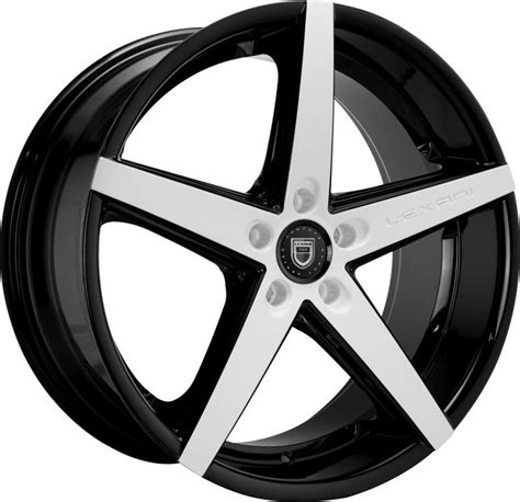 Custom Black And White Finish Rims For Cars Wheel Wheel Rims