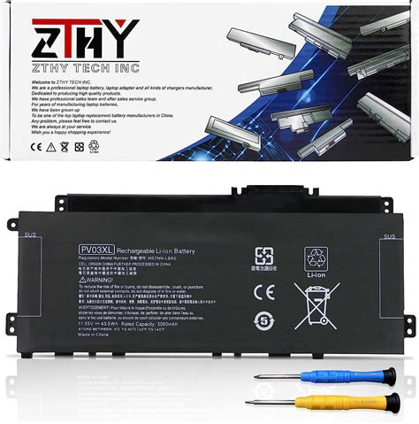 Amazon Zthy Pv Xl Pv Xl Battery Replacement For Hp Pavilion