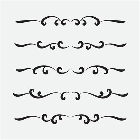 text separator vector art icons  graphics