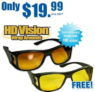 HD Vision Sunglasses As Seen On TV: HD Vision Wraparounds