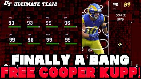 FREE 99 OVR COOPER KUPP COMING TOMORROW LEGENDARY MUT REWARDS ARE LIVE