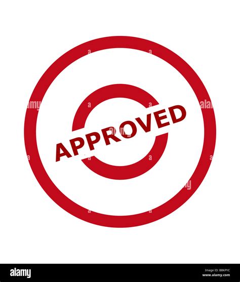 Approved Stamp Hi Res Stock Photography And Images Alamy