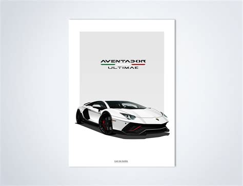 Lamborghini Aventador Supercar Poster Lamborghini Picture Etsy