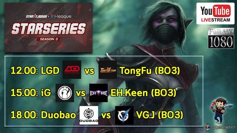 Live TH SL I League SS 3 CN Qualifier LGD Vs TongFu IG Vs EH