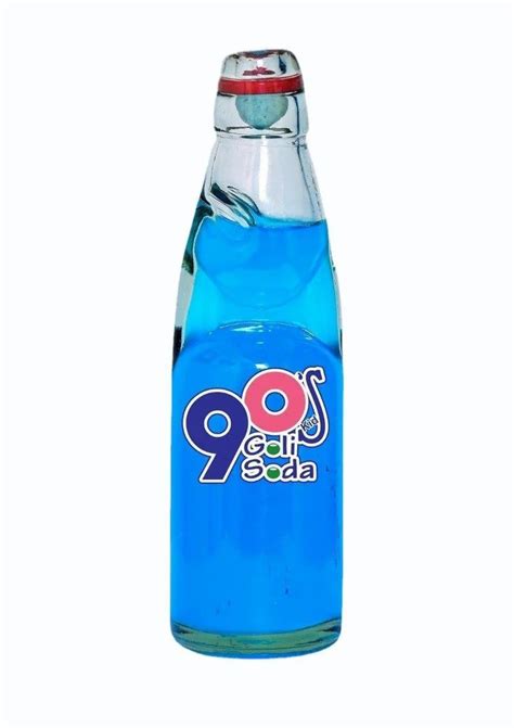 Soft Drink Energy Drink 90s Goli Soda Blueberry Packaging Size 200ml