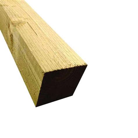 75 X 75mm 3x3 Tanalised Fence Post Green 3 0m FSC