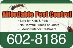 Affordable Pest Control Home