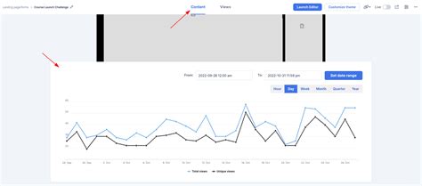 Landing Page Statistics Help