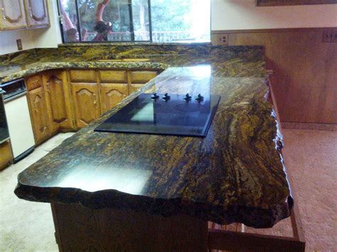 Stone Solutions Granite: Rustic Chiseled Edge Blue Storm Granite