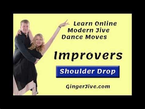 Modern Jive Improvers Move Shoulder Drop Learn To Dance Modern Jive