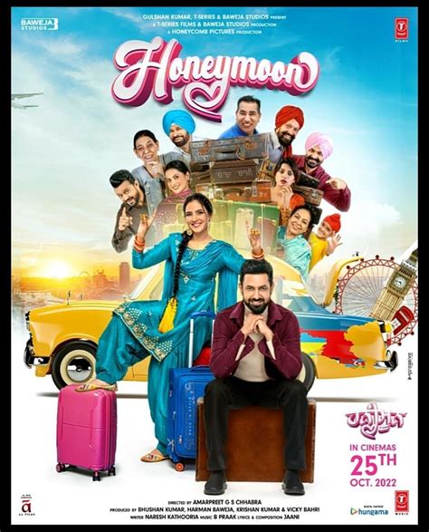 Download Honeymoon (2022) Punjabi Movie 480p | 720p | 1080p WEB-DL ESub