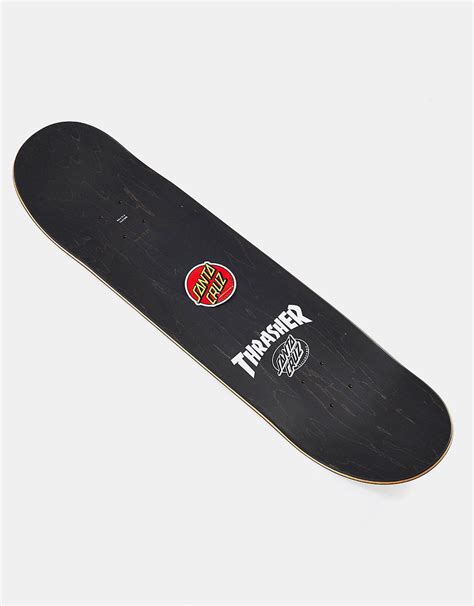 Santa Cruz X Thrasher Screaming Flame Logo Skateboard Deck 8