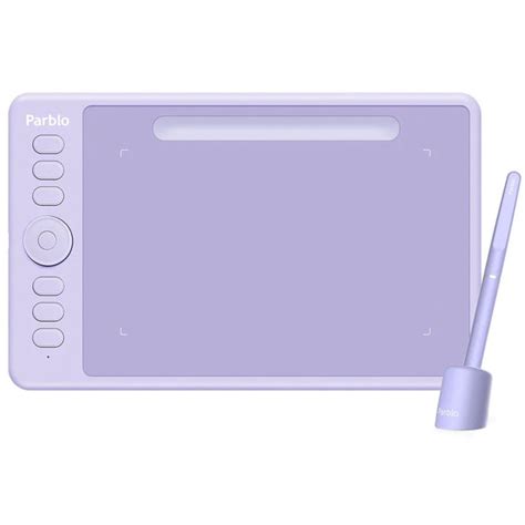 Графический планшет, A5, Mac OS, Android, 8192 уровня, фиолетовый ...