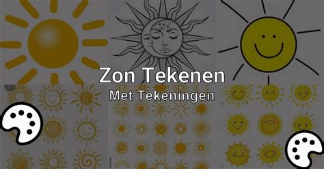 Zon Tekenen Met Tekeningen