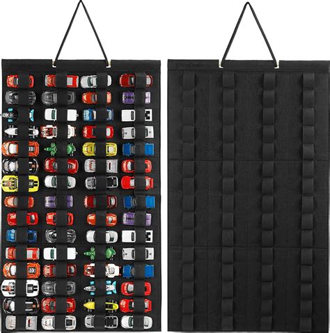JOYMOMO Organizador De Almacenamiento Colgante Para Hot Wheels Vitrina De Fieltro Para Hot