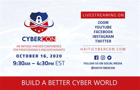 Haiti Cyber Con 2020 InfoSecMap