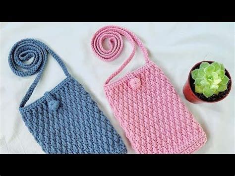 Easy Crochet Phone Bag Tutorial For Beginners Chenda Diy Artofit