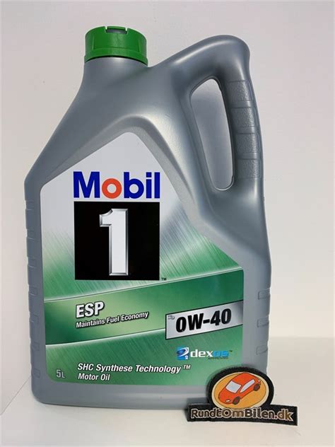 Mobil 1 Esp X3 0w 40 Mobil1 Motorolie Til Skarpe Priser