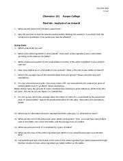 Analysis Of Antacids In Chemistry Lab Fall 2022 Course Hero