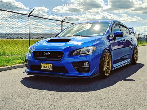 Flush 2017 Subaru Wrx Sti With 18x95 Option Lab R716 And General G Max