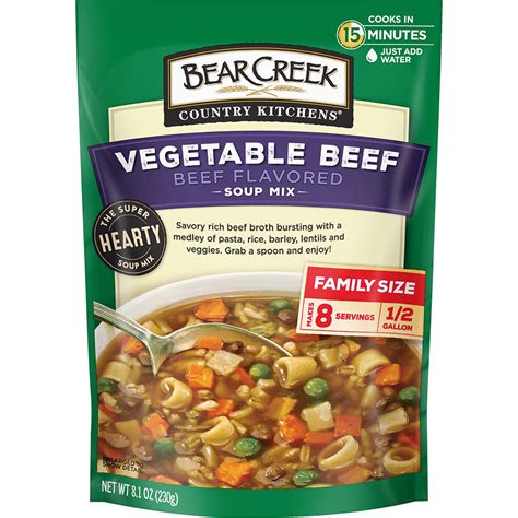 Vegetable Beef Soup Mix Bear Creek