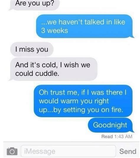 Ex Girlfriend Text