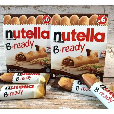 Jual Nutella B Ready Isi 6 Pack Shopee Indonesia