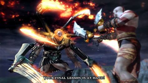 Kratos Vs Ares Final Fight God Of War 1 With Subtitle Likesh Gaming Youtube