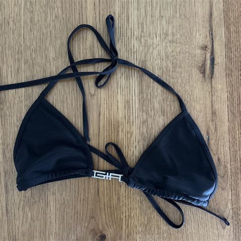 Iamgia Ava Black Bikini Top Size M Selling As Depop