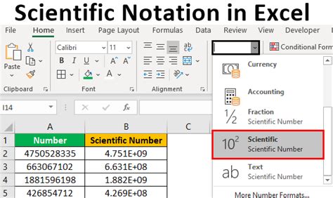 Scientific Notation In Excel How Does It Work With Examples