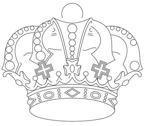 Coloriage La Couronne De Reine T L Charger Et Imprimer Gratuit Sur