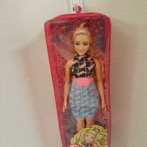 Barbie Toys Barbie Fashionistas Doll Blonde With Curvy Body Girl Powerprint Outfit Poshmark