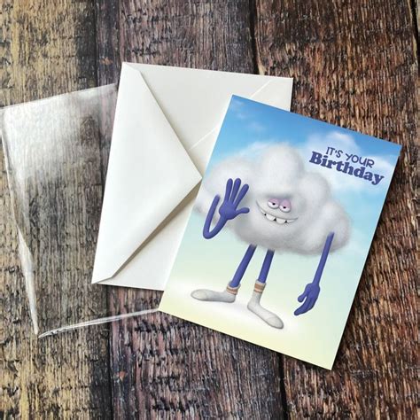 Trolls World Tour - Cloud Guy | It's your birthday, Birthday cards, Birthday