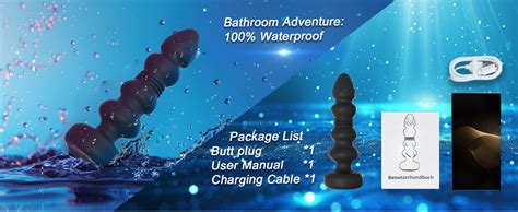 Amazon Thrusting Vibrating Prostate Massager Anal Butt Plug Anal Male Adult Sex Toys For