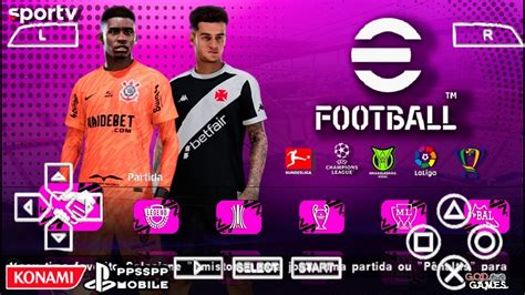 Efootball Pes Ppsspp Brasileiro E Europeu Copa Am Rica E Euro Copa