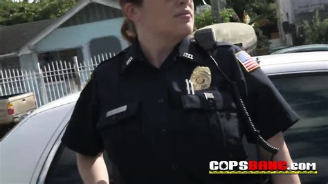 Hot Naughty Threesome In A Hidden Location Among A Crime Suspect And Two Horny Fatty Milfs With