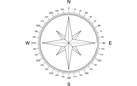 North Arrow Compass DXF Vectors File | Vectors File