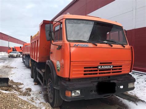 Купить б/у КамАЗ 65115 дизель механика в Москве: оранжевый самосвал ...