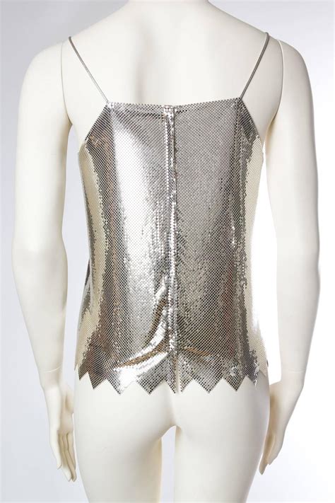 Metal Mesh Lingerie Strap Top For Sale At Stdibs