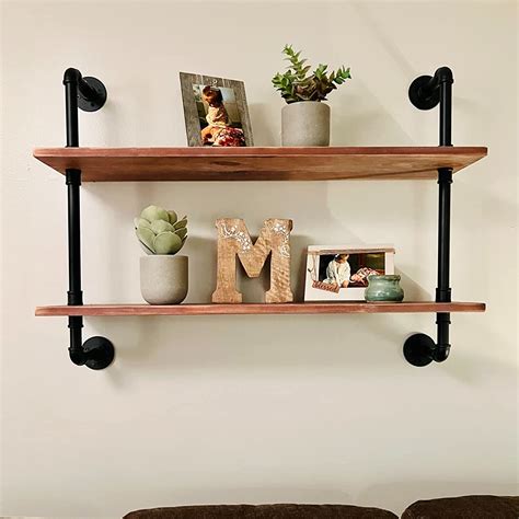 Plumbing Pipe Shelves