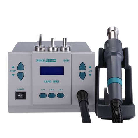 High Quality W Big Power Dw Lead Free Hot Air Gun Welding Soldering Rework Station For