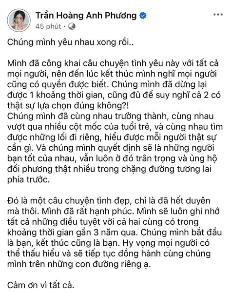 Con gái NSND Trần Nhượng và hot boy sinh năm 2000 chia tay sau gần 3 năm bên nhau lý do nằm